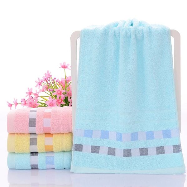 Новый 1 кусок домашнего хлопка полотенце для взрослых, мягкое впитывание и быстросохнущее полотенце, полотенце для ванны полотенца в ванн