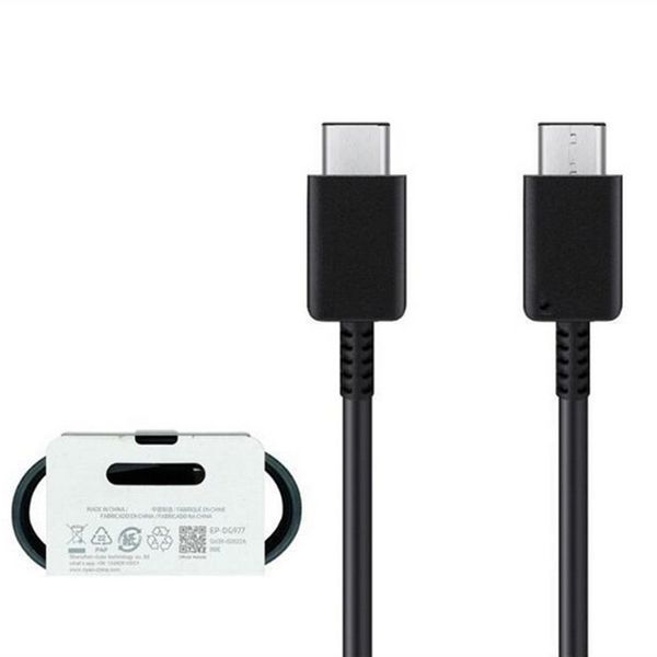 Cavo di tipo C per Samsung Galaxy S24 Ultra S23 S22 S21 S20 NOTA 20 10 A71 A80 Plus PD 3.0 Flash 45W Tipo C Accessori per cavo Caricatore super veloce Cavi di ricarica USB-C cavo rapido cavo di ricarica rapida