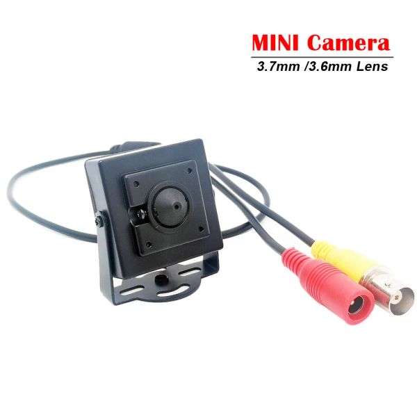 Kameras CCTV 700TVL Analoge Überwachungskamera 3,6 mm 3,7 mm Objektiv Mini Metallkörper -Luftfotografie