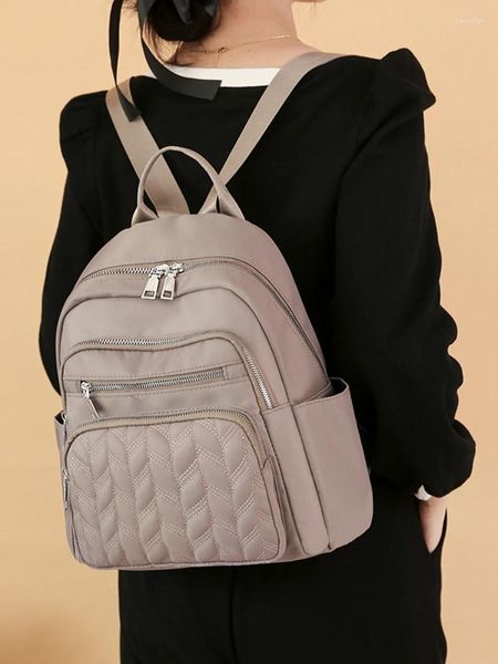 Rucksack Oxford Woman College Student Schoolbag Mode Frauen Rucksäcke Ladies School Casual Travel Back Pack