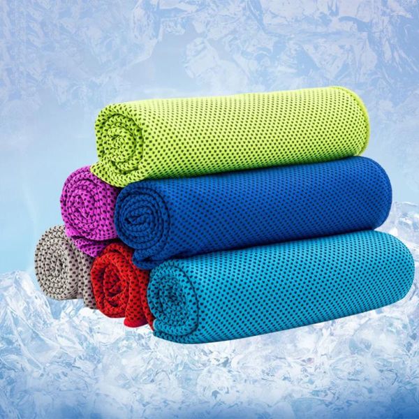 Asciugamano microfibra di microfibra fredda sensazione di assorbimento del sudore asciugatura rapida per uomini da donna palestra club yoga fitness