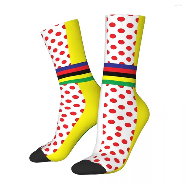 Meias masculinas Hip Hop Retro Tour Crazy Compressão Unissex Ciclismo Estilo de rua sem costura Funny Rodty Happy Crew Sock