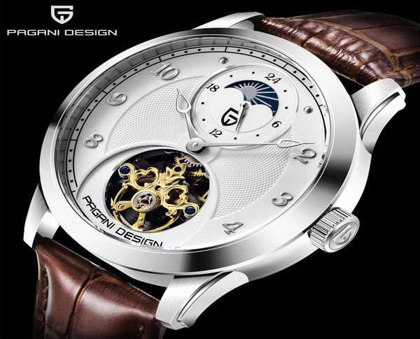 Pagani Men039s Ratina Mens relógios Top Brand Luxury Automatic Mechanical Skat Watch Men Wirstwatch Tourbillon Reloj HOMBRES3776652