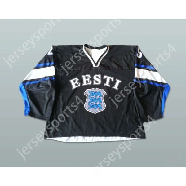 GDSIR Custom Roland Bug 25 Estonia Hockey Jersey New Top Ed S-M-L-XL-XXL-3XL-4xl-5xl-6xl