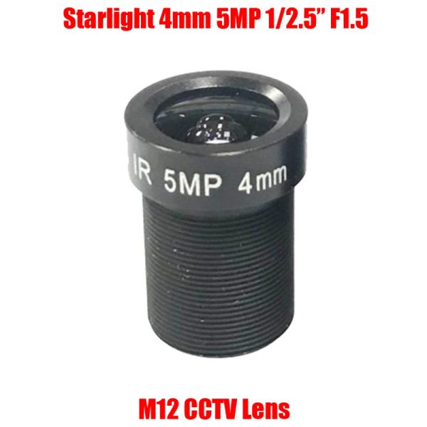 Partes 5pcs/lote Starlight 5mp 4mm 1/2,5 