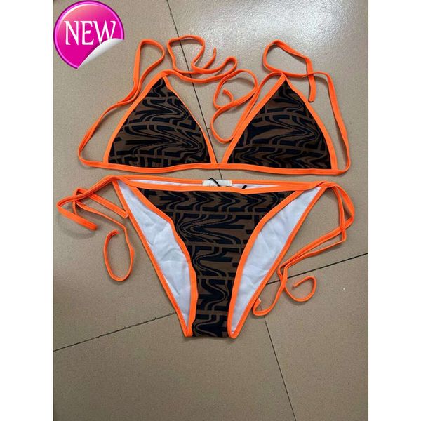 Designer Sexy Bikini Set 2024 New Fashion Summer Beach Sunshine Womens Swimens Swims-End Lettera di lusso Diamond Cucioni sexy Swimsuit Swimsuit a due pezzi S #011