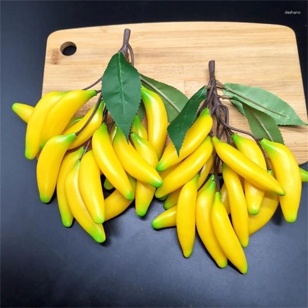 Украшение вечеринки поддельные бананы банан банан подходит для ресторана и супермаркет