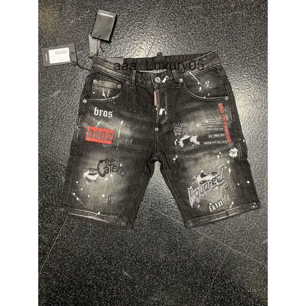 DSQUARED2 D2 DSQ2 Вы 2024 homens calças de jeans curtas Hole Itália marca shorts calcinha calcinha