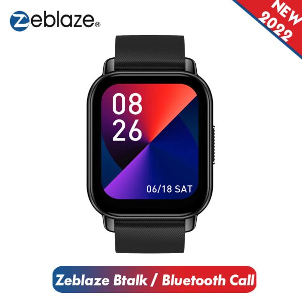 Armbänder Zeblaze BTALK Smart Armband 1.86 '' Fulltouch Large Screen BT Call Sports Smart Band Health Monitor IP68 Water of Smartwatch