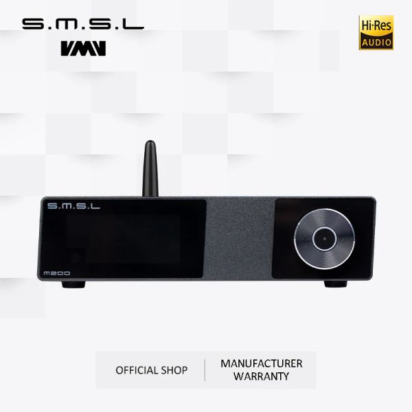 Аксессуары SMSL M200 Hifi Audio DAC AKM4497EQ Bluetooth 5.0 32BT/768KHz DSD512 Коаксиальный оптический оптический USB DAC Декодер 6 цифровых фильтров