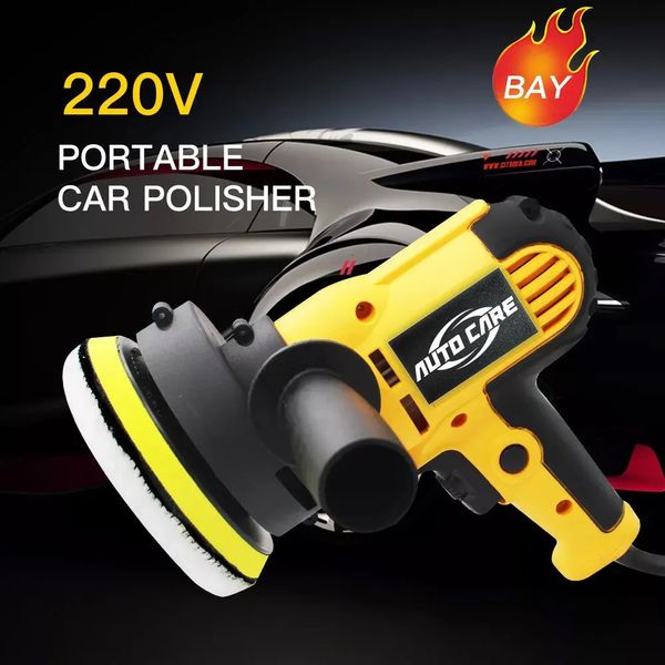 220V Elektrikli Araç Parlatıcı Makinesi 600W 3500RPM Otomatik Parlatma Makinesi Zımparalandırıcı Küçük Taşınabilir Polonya Ağda Araçları 240321