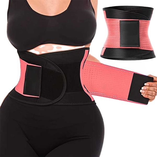 Neoprene Fashion Slim Belt Bingles Back Back Brace Waist Support per donne e uomini sudare per proteggere unire il dolore muscolare.