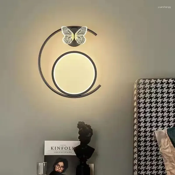 Lâmpadas de parede Modern Led Led Lamp Bedside Sconce para quarto Sala de estar Estudo escadas do corredor Decoração em casa Lustração de iluminação interna Lustre