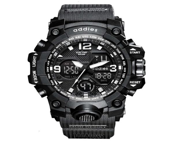 Addi Sport Militar Pole Guerras Homens assistem Mark Men039s Assista aos homens relógio Display Display Exército Watch Outdoor Waterproof5046982