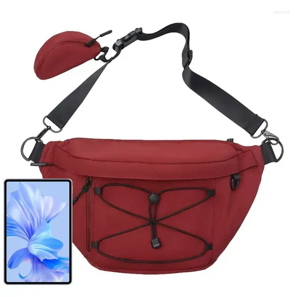 Outdoor-Taschen Trendy Slings Bag Multipocket Chest für Reisewanderung und Sportleichter Crossbody Rucksack wasserdicht