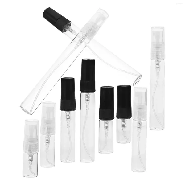 Garrafas de armazenamento 10 PCs Pursão de perfume Spray vazio pulverizador portátil Bulk Little PP Oil para óleos essenciais minúsculo