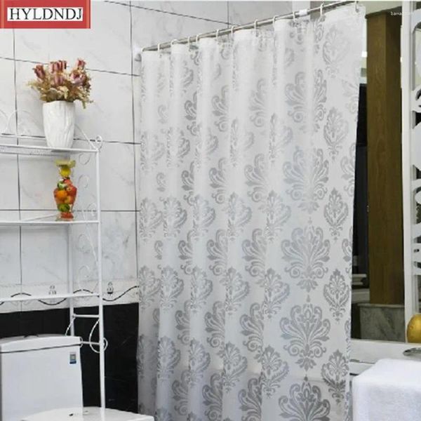 Cortinas de chuveiro Peva Banheiro de cortina à prova d'água com ganchos Anti-Bacteriano Anti-MOULD PAR