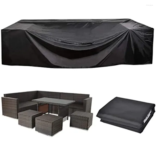 Camp Furniture Outdoor Staub wasserdichte Abdeckungen Rechteckige Terrasse Garten Regen Schneestuhl für Sofa Tisch Allzweck