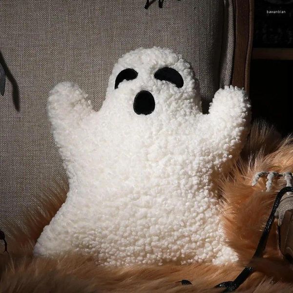 Подушка на подушку Хэллоуин Призрак Кавайи в форме броска подушки для дивана мягкие мультипликационные куклы игрушки для животных игрушек детские комнаты украшения
