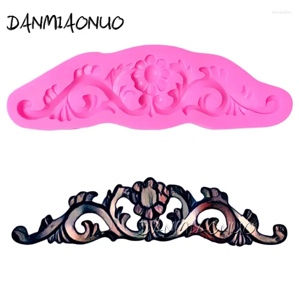 Stampi da forno danmiaonuo A0024032 Flower pizzo cioccolato bar cioccolato stampo silicone forma forma di fondente silikonowa accessori