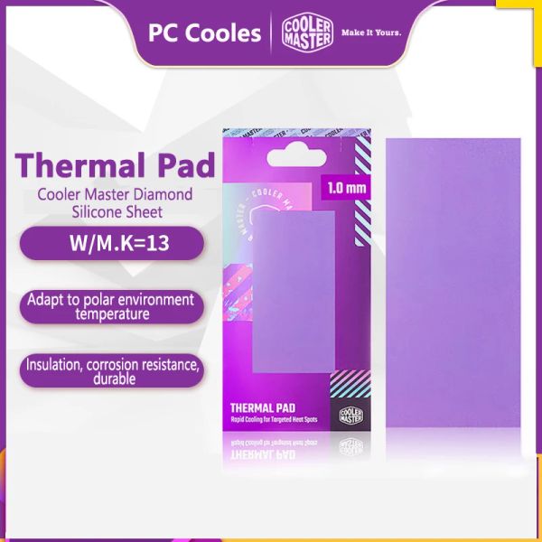 CPUs Cooler Master Dissipação de calor Pad 13.3w/ para CPU/ GPU Card Motherborad Ram SSD REFRIGENTO DE ÁGUA PADRO TERMAL