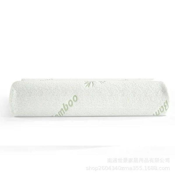 2024 1 PC Schlaf Bambus Rebound Memory Orthopädische Kissen Gebärmutterhalskissen Gebärmutterhals Gesundheit Baumwolle Kissen Memory Foam Kissen für orthopädische Halskissen Kissen