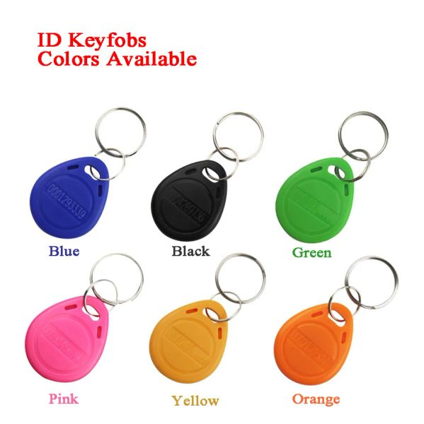 Keychains 100pcs ID Keychain Keyfobs Tag TK4100 125kHz Token Token Token Faculdade de atendimento Tecla de bloqueio de cartão de acesso