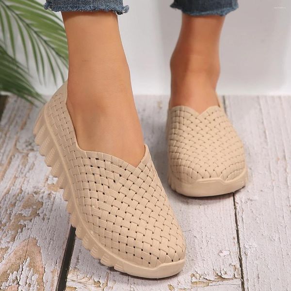 Scarpe casual estate trabor esteri transfrontalieri di grandi dimensioni versatili cavo traspirato da donne traspirabili