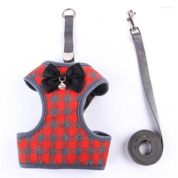 Portador de cães Nylon Cat Churness Caos de animais de estimação ajustáveis conjunto de colméia malha respirável bowknot sell gatos gato gatinho filhote de cachorro ao ar livre acessórios