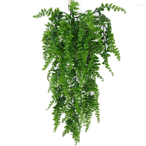 Flores decorativas 2pcs 85cm Plástico Plantas de simulação dobrável de videira plástica Fake pendu