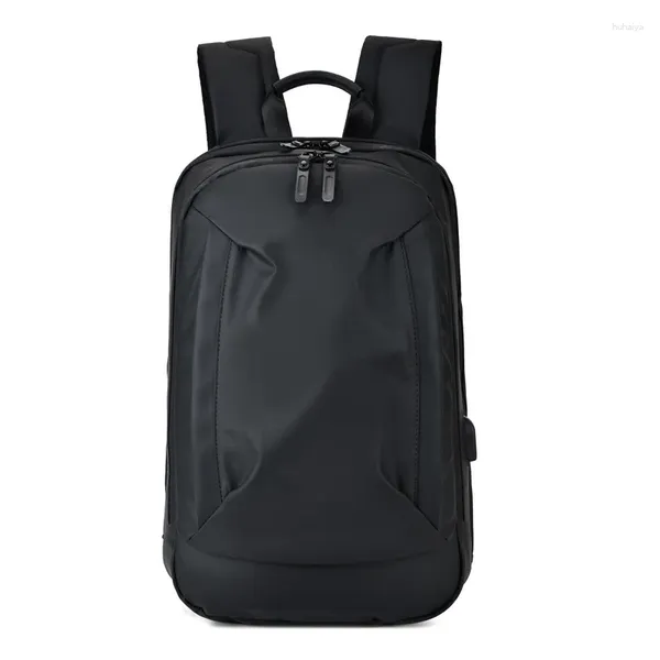 Rucksack Geschäftsreisen für Männer Frauen 15,6-Zoll Laptop Back Pack College Studenten Teen Lehrbücher Beutel Male Black