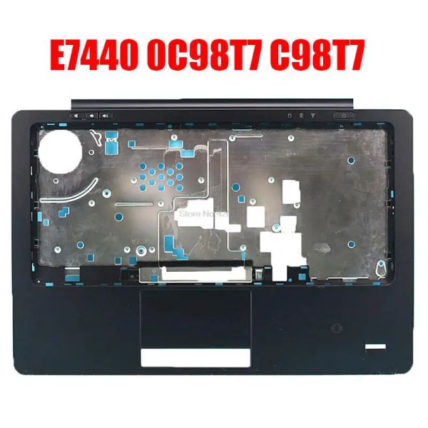 Carte 0C98T7 C98T7 Laptop Palmrest per Dell per latitudine E7440 AP0VN000410 Nero senza touchpad con foro di impronta digitale maiuscolo