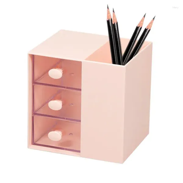 Caixas de armazenamento titular da caneta para organizadores de compras e gavetas Organização de desktop Escolas Escolas Cosméticos Estacionários