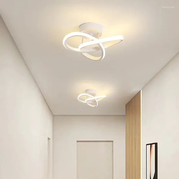 Luzes de teto 220V Modern Led Aisle Surface Monthed Chandelier Lâmpada para o quarto da sala da sala da sala da varanda