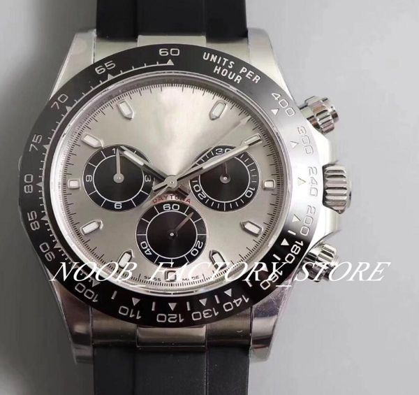 Фабрика S Super Nfactory Automatic Cal 4130 Watch 904L Chronograph Mens Ceramic Bezel Cosmograph Men Sport 116506 часов wit9686697