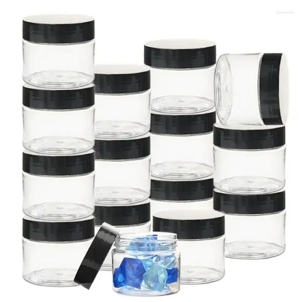 Speicherflaschen 48pcs/Los Kosmetikglässe 50g 50 ml Make -up -Box -Gesichtscreme -Flaschenbehälter leerer nachfüllbarer Nagelpulver Pot