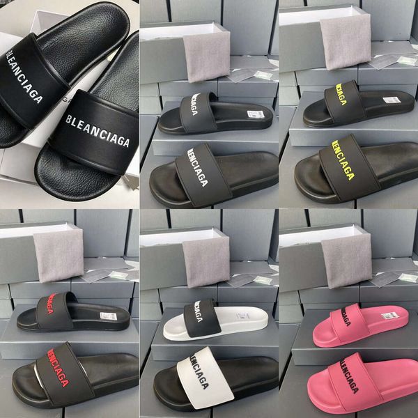 Üst BB Ayakkabı Tasarımcı Sandal Kauçuk Terlik Slipers Flip Flop Kadınlar Erkekler Düz Topuk Tazz Terlik Plaj Slide Slide Luxury Rahat Ayakkabı Mokarcı Kaydırıcılar Deri Sandalet 78