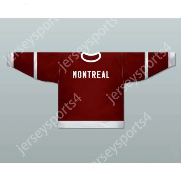 GDSIR Custom Montreal 00 Maroons 1924-25 Jersey de hóquei novo ed top s-m-l-xl-xxl-3xl-4xl-5xl-6xl