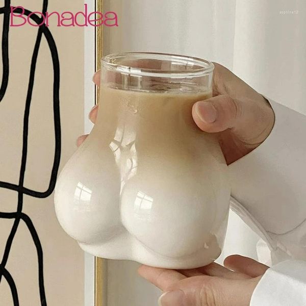 Bicchieri da vino tazze di caffè alla moda creativo divertimento latte americano personalizzato per latte in bicchiere da tè alla decorazione per la casa