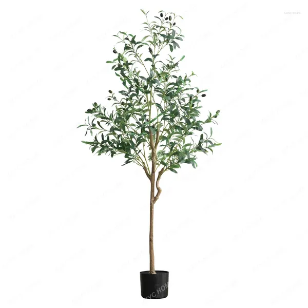 Fiori decorativi pianta verde artificiale grande ulivo ulivo interno piante simulate simulate decorazioni per pavimenti bonsai paesaggio