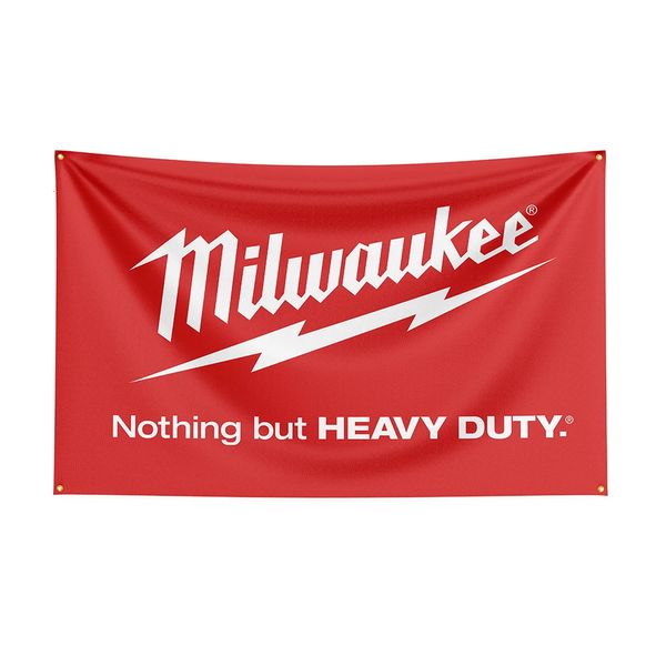 3x5ft Milwaukees Flag de poliéster Ferramentas impressas Banner para decoração bandeira de decoração bandeira bandeira de bandeira 240322