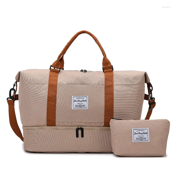 Duffel Bags Buggage Bag Travel с обувной коробкой для тренажерного зала сумочка на плече на выходные на ночь женские висячие