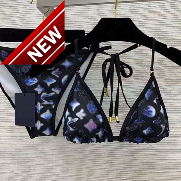 2024 Yeni Moda Tasarımcısı Seksi Bikini Setleri Ucuz Ünlü Mayo Kadınlar Vintage Thong Micro Cover Up Kadın Bikini Setleri Basılı Mayo Takımları Yaz Plajı Giyim