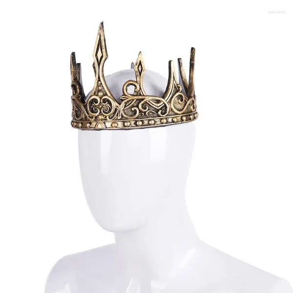 Partyversorgungen Cosplay Imperial Crown PU Soft Foam Headwear Mittelalter King Requisiten