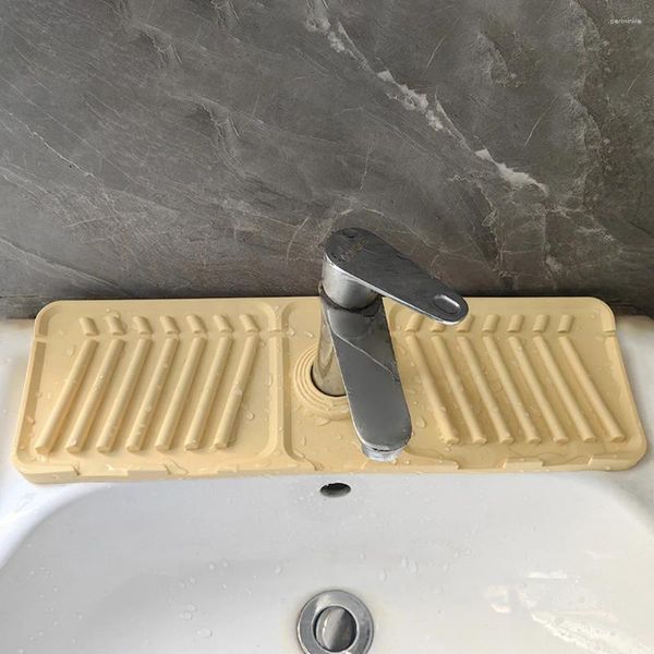 Tavolo tavoli tavolo in silicone tappetino ad acqua catcher vassoio multifunzione bancone asciugatura da asciugatura non slip.