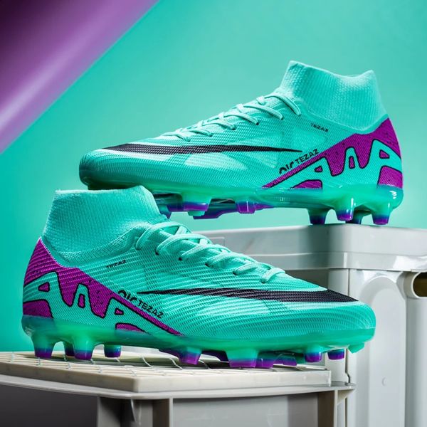 Mens Football Boots TFFG SOPCEOT SHOPS ADULTOS PROFISSIONAL CLEAT CLEAT ANTESS ANTISLIP SPORTS AO ANTERO DE ESPORTES Y240323