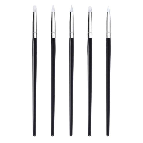 5pcs/Set Dentalharzpinsel -PENS -Dentalforming Silikonzahn -Werkzeug für klebende Verbundzement -Porzellanzähne -Werkzeuge