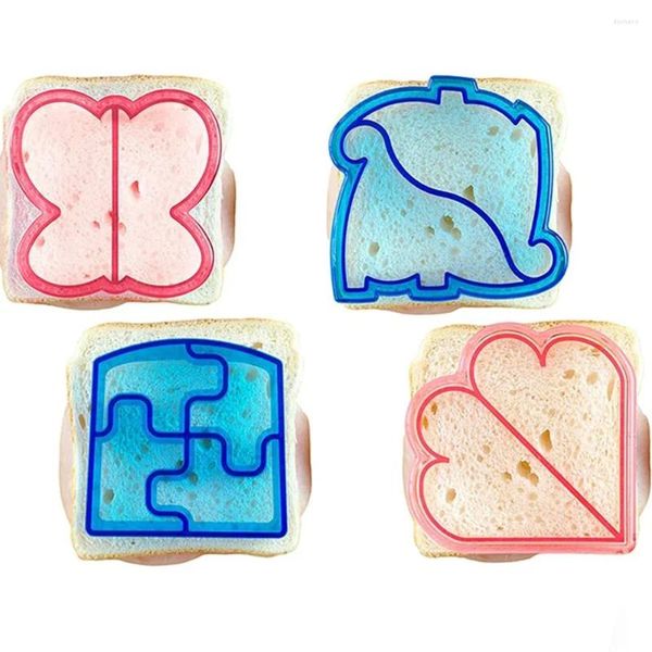 Strumenti da forno per bambini cutter sandwich pane stampo pranzo stampo scatole di stampo fai -da -te accessori per taglio del cibo biscotti