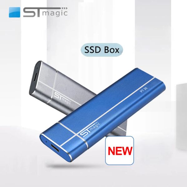 Адаптер STMAGIC M2 SSD корпус M.2 к USB Тип C Прозрачный металлический адаптер дисков SATA SATA SATA SSD