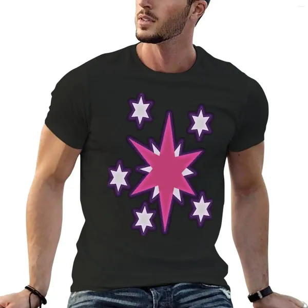 Tops cerebbe da uomo T-shirt neon scintillanti magliette per magliette grafiche corte per uomo cotone